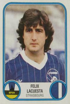 1982-83 Panini Football 83 (France) #315 Felix Lacuesta Front