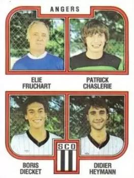 1982-83 Panini Football 83 (France) #376 Elie Fruchart / Patrick Chaslerie / Boris Diecket / Didier Heymann Front