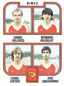 1982-83 Panini Football 83 (France) #407 Daniel Deledicq / Aujoulat / Justier / Castagnino Front