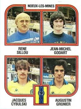 1982-83 Panini Football 83 (France) #409 Rene Sillou / Godart / Cybulski / Gronier Front
