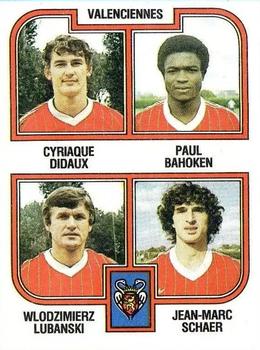 1982-83 Panini Football 83 (France) #420 Cyriaque Didaux / Bahoken / Lubanski / Schaer Front