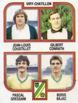 1982-83 Panini Football 83 (France) #421 Jean-Louis Coustillet / Conrath / Gressani / Bajac Front