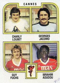 1982-83 Panini Football 83 (France) #439 Charly Loubet / Jacomo / Fuchs / Aoudou Front