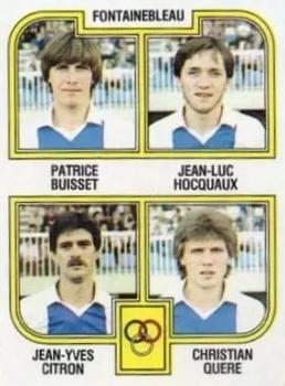1982-83 Panini Football 83 (France) #449 Patrice Buisset / Hocquaux / Citron / Quere Front