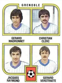 1982-83 Panini Football 83 (France) #452 Gerard Madronnet / Clerc / Raymond / Verstraete Front