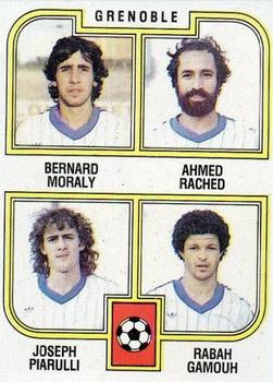 1982-83 Panini Football 83 (France) #453 Bernard Moraly / Rached / Piarulli / Gamouh Front
