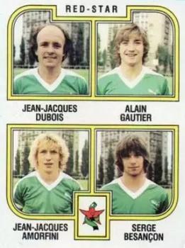 1982-83 Panini Football 83 (France) #473 Jean-Jacques Dubois / Gautier / Amorfini / Bescanon Front