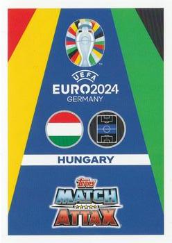 2024 Topps Match Attax Euro 2024 Germany #HUN10 Ádám Nagy Back