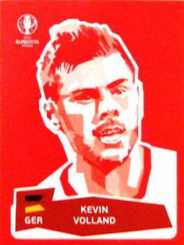 2016 Panini UEFA Euro Stickers - Coca-Cola Germany #NNO Kevin Volland Front