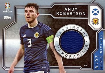 2024 Topps Match Attax Euro 2024 Germany - Leader Relic #LR7 Andy Robertson Front