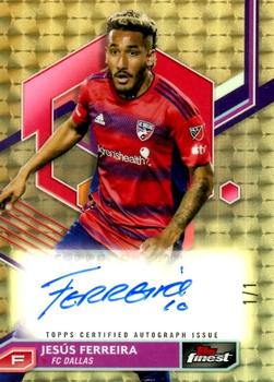 2023 Finest MLS - Base Autographs SuperFractor #A-JF Jesús Ferreira Front