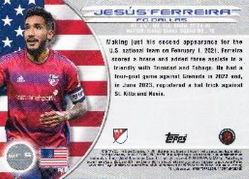 2023 Finest MLS - 2000 Topps World's Finest Red Refractor #WF-5 Jesús Ferreira Back