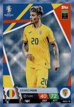 2024 Topps Match Attax Euro 2024 Germany - Blue Crystal Holograph #ROM18 Dennis Man Front