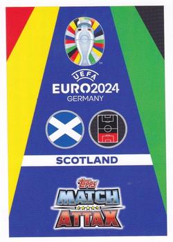 2024 Topps Match Attax Euro 2024 Germany - Blue Crystal Holograph #SCO5 Ryan Porteous Back