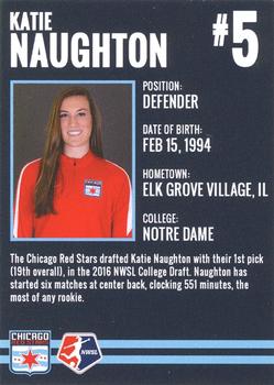 2016 Chicago Red Stars #NNO Katie Naughton Back