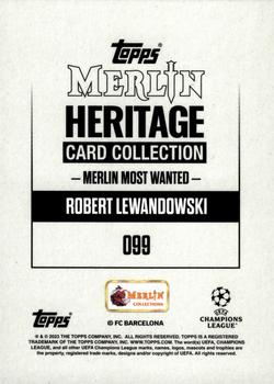 2023-24 Merlin Heritage UEFA Club Competitions #099 Robert Lewandowski Back