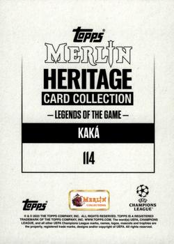 2023-24 Merlin Heritage UEFA Club Competitions - Purple #114 Kaká Back