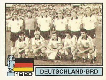 1984 Panini Euro 84 #8 West Germany 1980 Front