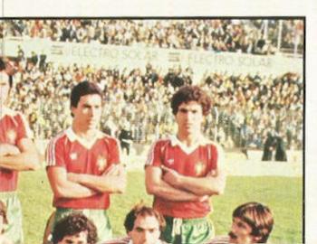 1984 Panini Euro 84 #158 Team Photo 2 Front