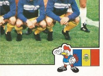 1984 Panini Euro 84 #185 Team Photo 4 Front