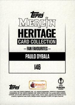 2023-24 Merlin Heritage UEFA Club Competitions - Blue #146 Paulo Dybala Back