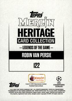 2023-24 Merlin Heritage UEFA Club Competitions - Gold #122 Robin van Persie Back
