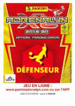 2019-20 Panini Adrenalyn XL Ligue 1 - Actualisasion #59bis Ludovic Baal Back