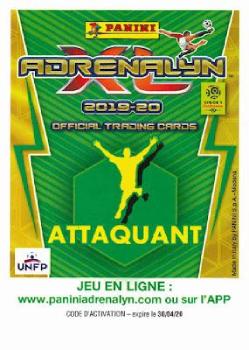 2019-20 Panini Adrenalyn XL Ligue 1 - Diamant Plus #508 Jean-Kévin Augustin Back