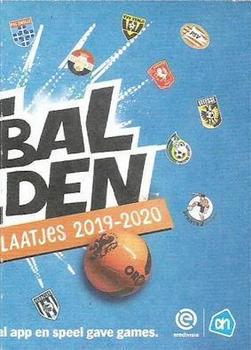 2019-20 Albert Heijn Onze Voetbal Helden #207 Sean Klaiber Back