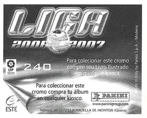 2006-07 Panini Liga Este Stickers (Mexico Version) #240 Maxi Lopez Back