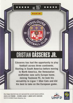 2023-24 Score Ligue 1 #197 Cristian Casseres Jr. Back