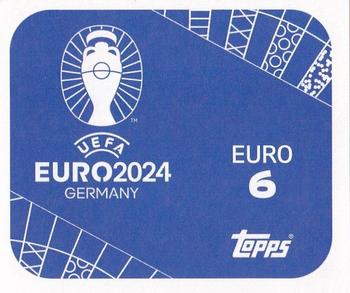 2024 Topps UEFA EURO 2024 Germany Sticker Collection #EURO6 Gelsenkirchen Back