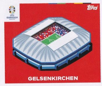 2024 Topps UEFA EURO 2024 Germany Sticker Collection #EURO6 Gelsenkirchen Front