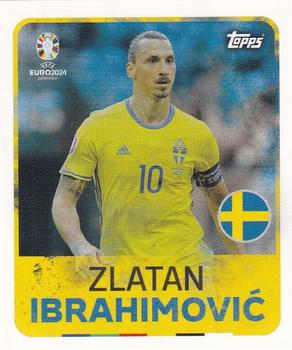 2024 Topps UEFA EURO 2024 Germany Sticker Collection #LEG10 Zlatan Ibrahimović Front