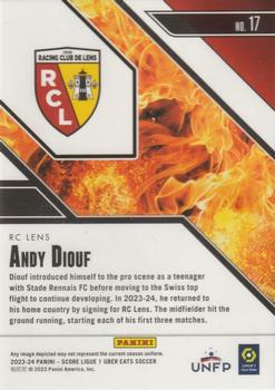 2023-24 Score Ligue 1 - Hot Rookies #17 Andy Diouf Back