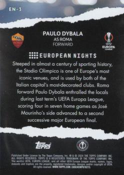 2023-24 Topps UEFA Club Competitions - European Nights #EN-3 Paulo Dybala Back