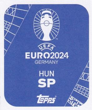 2024 Topps UEFA EURO 2024 Germany Sticker Collection - Star Player Gold Signature #HUN-SP Willi Orbán Back