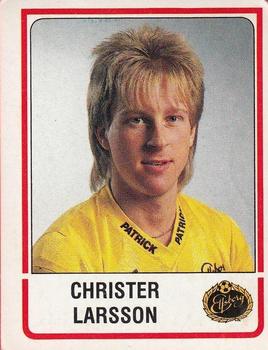 1986 Panini Fotboll 86 Allsvenskan och Division II #92 Christer Larsson Front
