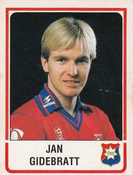 1986 Panini Fotboll 86 Allsvenskan och Division II #216 Jan Gidebratt Front