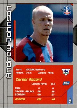 2004-05 Topps Premier Stars #97 Andrew Johnson Back