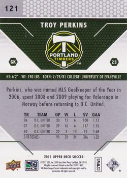 2011 Upper Deck MLS #121 Troy Perkins Back