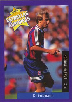 1996 Panini Estrellas Europeas #71 Klinsmann Front