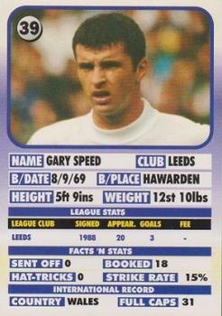 1995-96 LCD Publishing Premier Strikers #39 Gary Speed Back