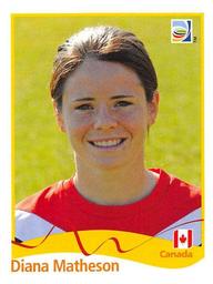 2011 Panini FIFA Women's World Cup Stickers #54 Diana Matheson Front