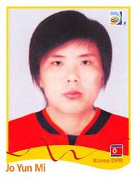 2011 Panini FIFA Women's World Cup Stickers #205 Jo Yun Mi Front