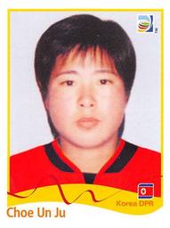 2011 Panini FIFA Women's World Cup Stickers #207 Choe Un Ju Front