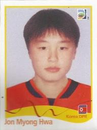 2011 Panini FIFA Women's World Cup Stickers #214 Jon Myong Hwa Front