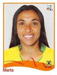 2011 Panini FIFA Women's World Cup Stickers #272 Marta Front