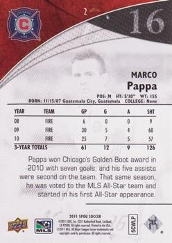 2011 SP Game Used #2 Marco Pappa Back