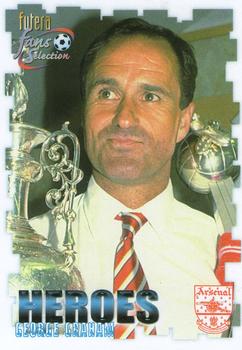 1999 Futera Arsenal Fans' Selection #58 George Graham Front